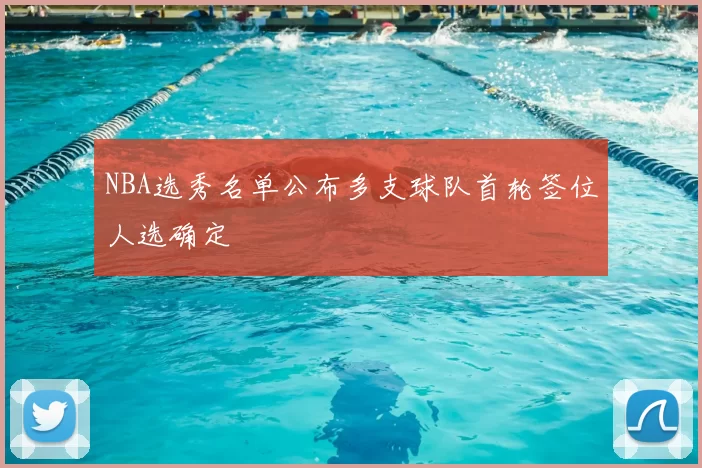 NBA选秀名单公布多支球队首轮签位人选确定