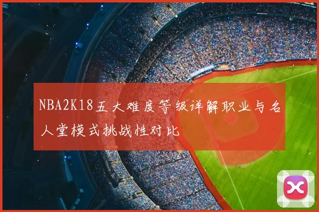 NBA2K18五大难度等级详解职业与名人堂模式挑战性对比